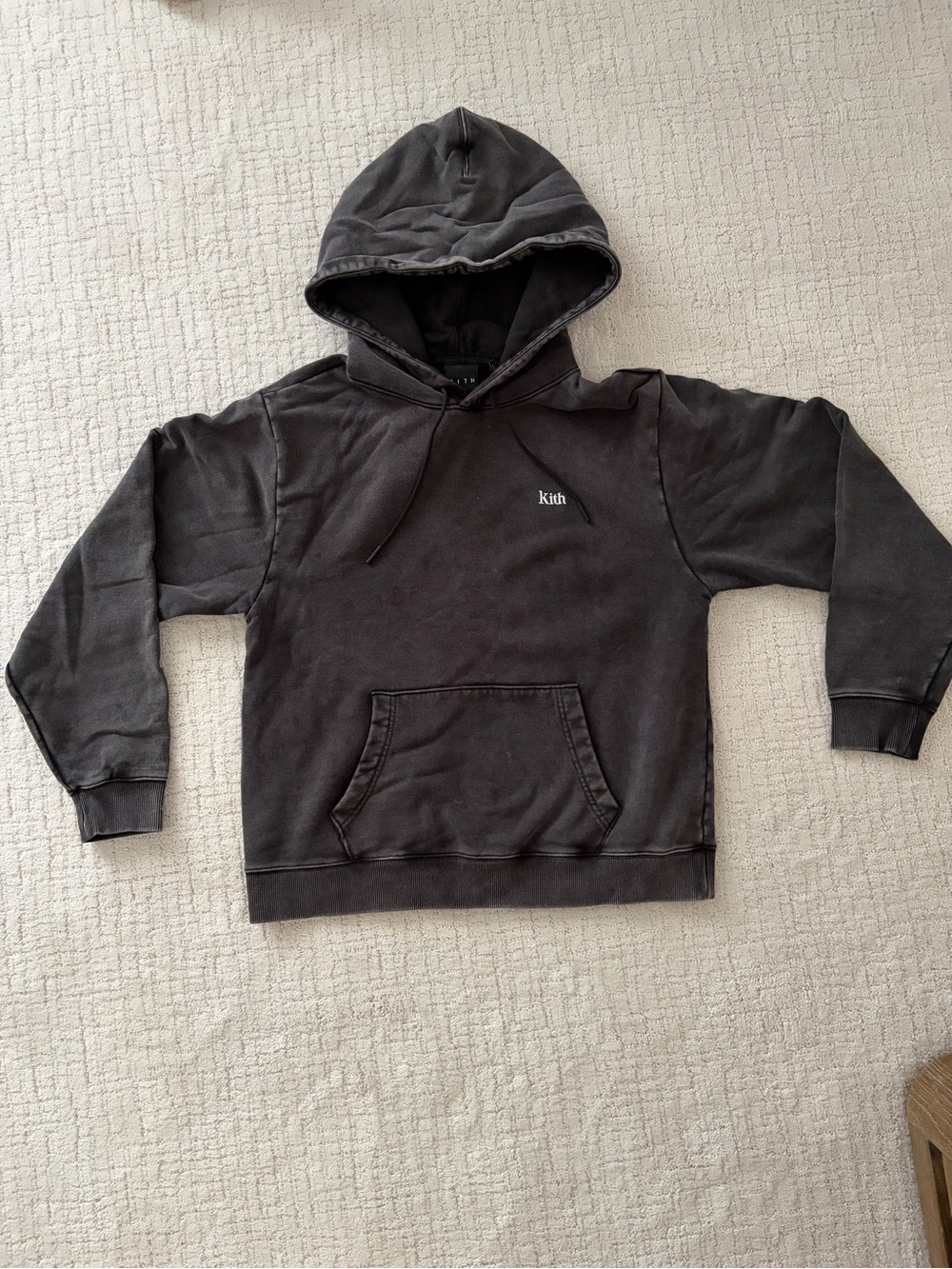 Kith Black Hooded Sweatshirt